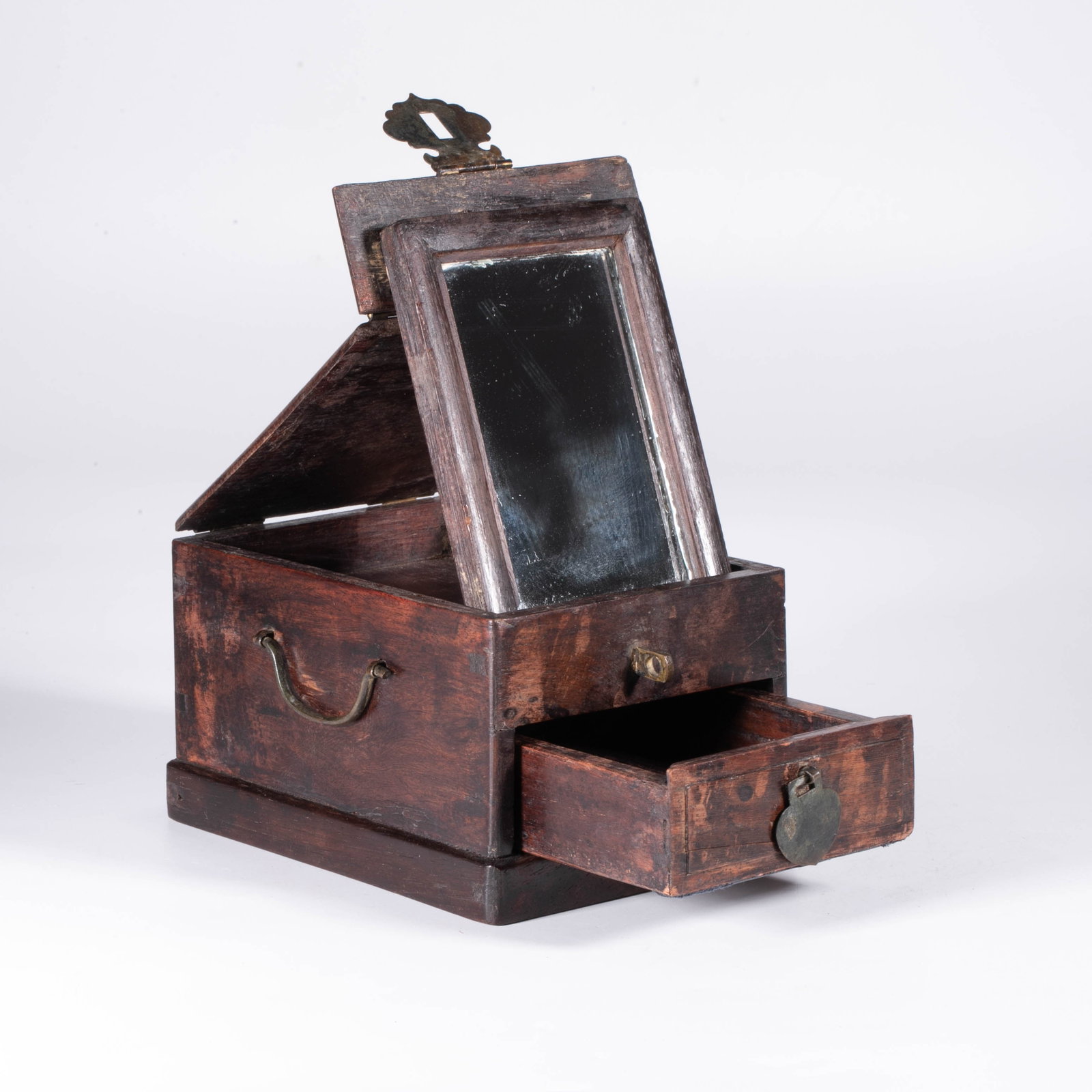 Huanghuali small mirror box (1 of 6)