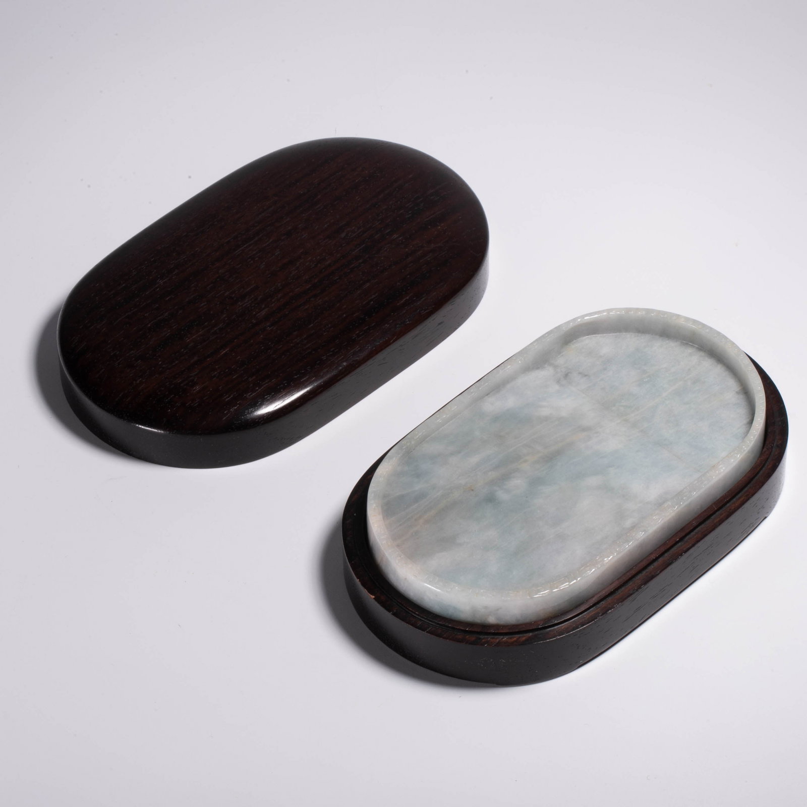 Qing Dynasty JADEITE CARVED BRUSH (1 of 5)