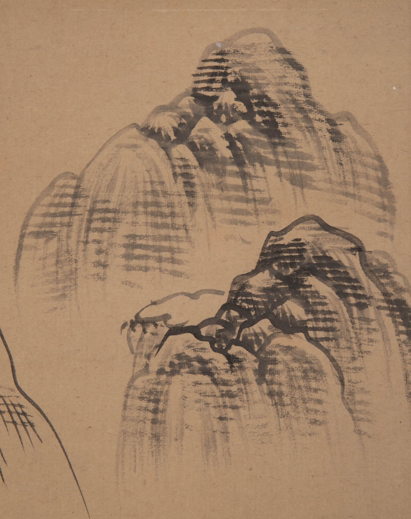 Qi Baishi, landscape draft - 2