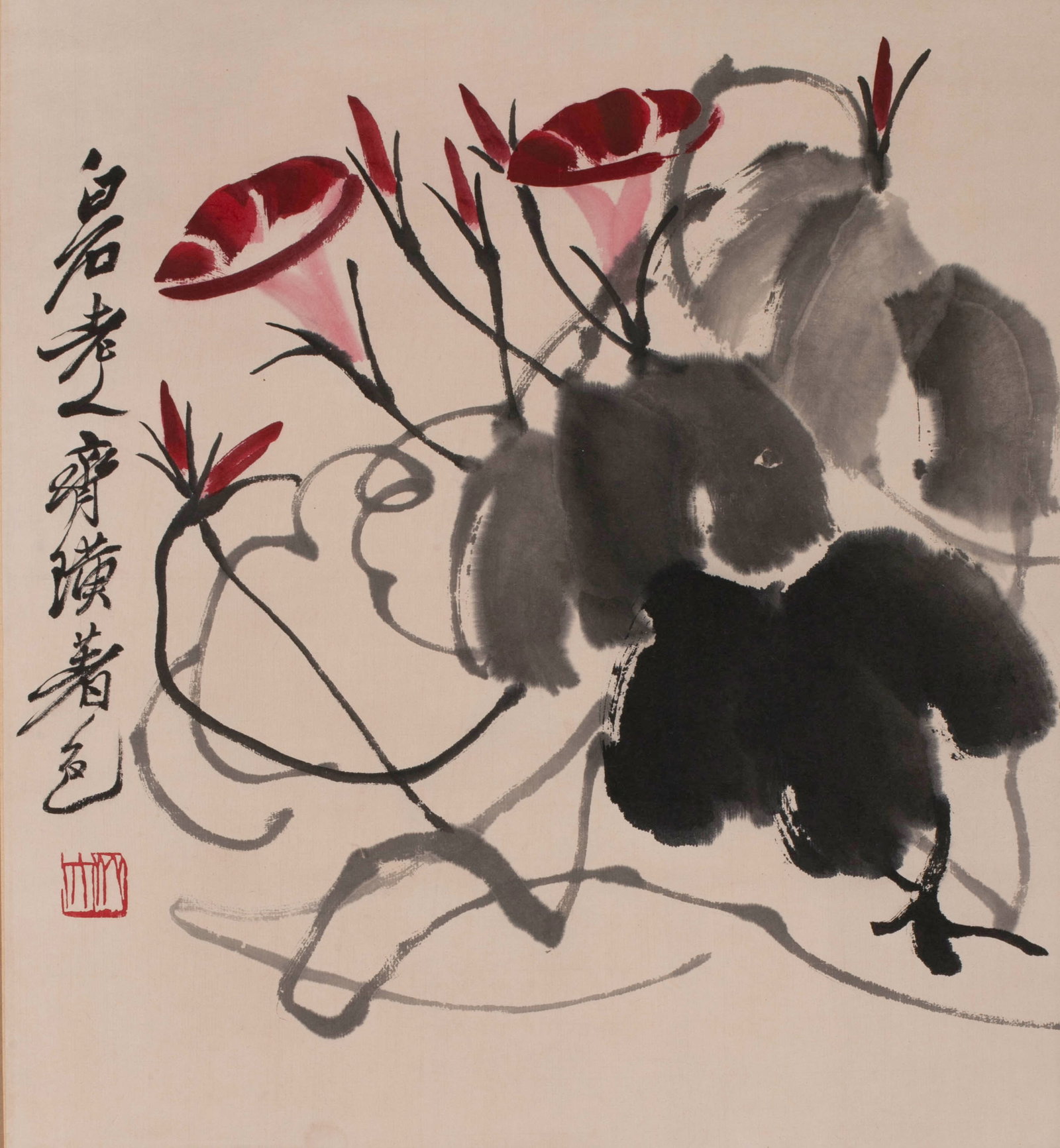 Qi Baishi, morning glory (1 of 7)
