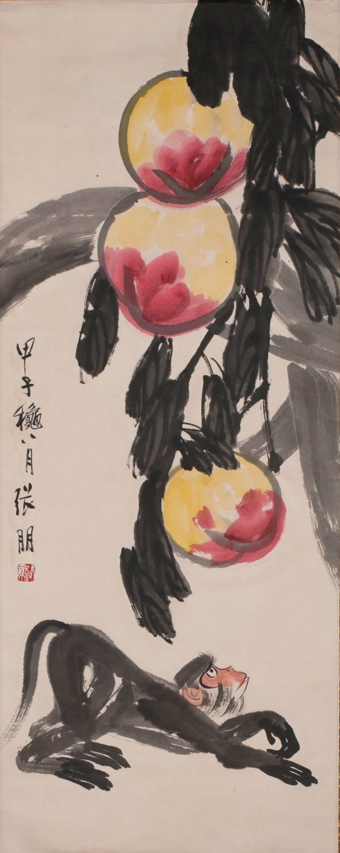 Zhang Peng, monkey and longevity peach (1 of 8)
