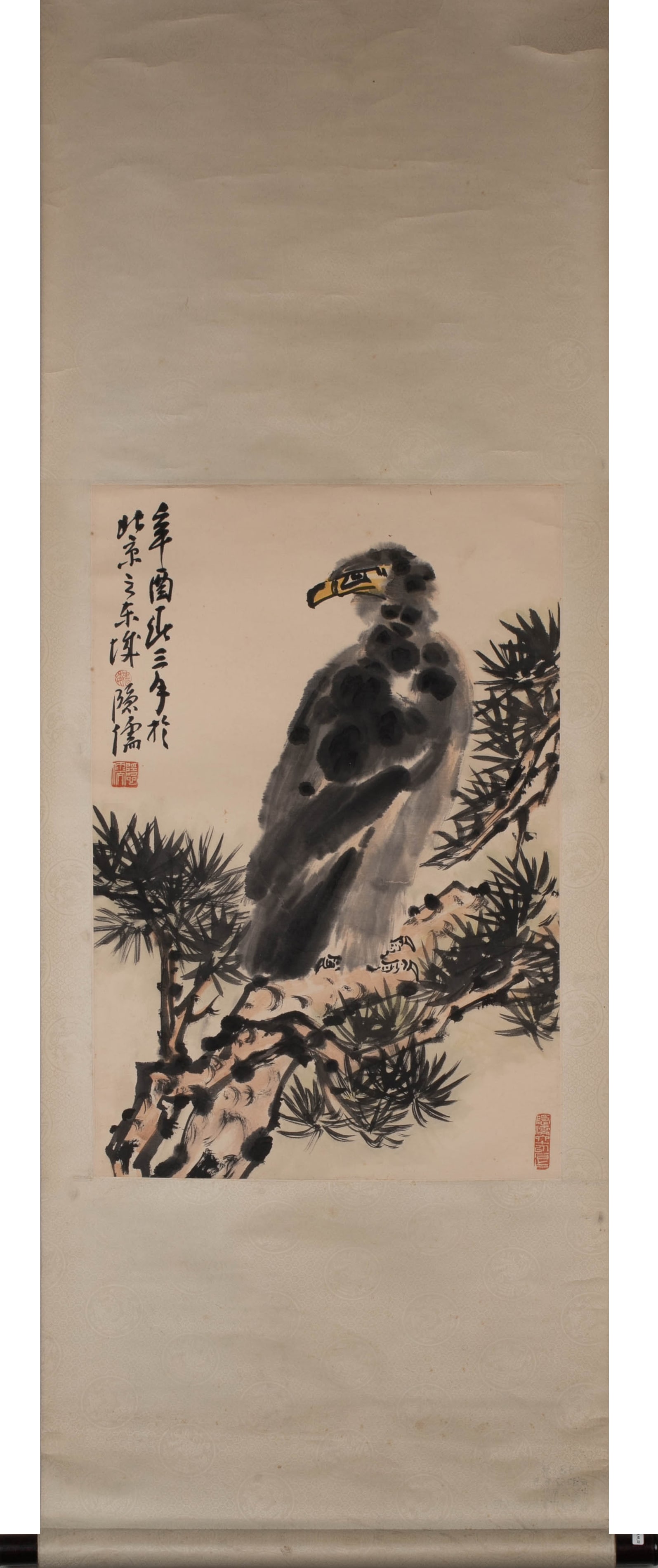 Wei Yinru, eagle on pine - 2