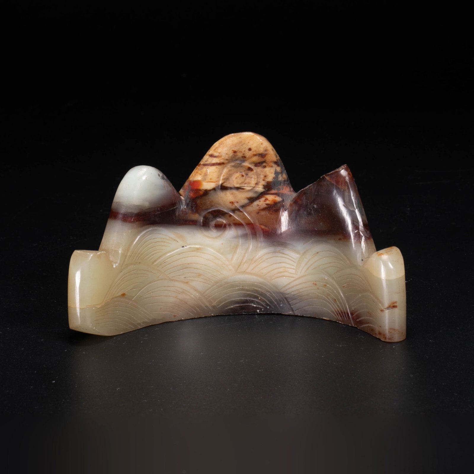 Ming Dynasty jade brush rest (1 of 6)