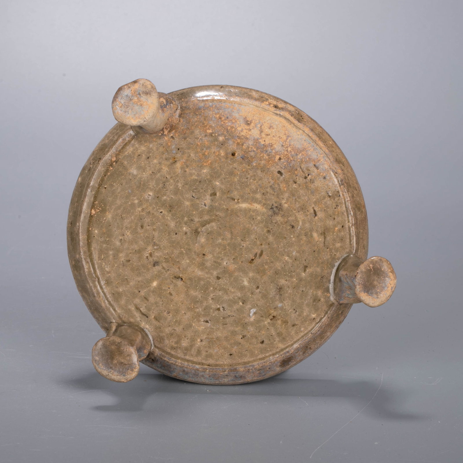 Celadon three-legged inkstone - 7