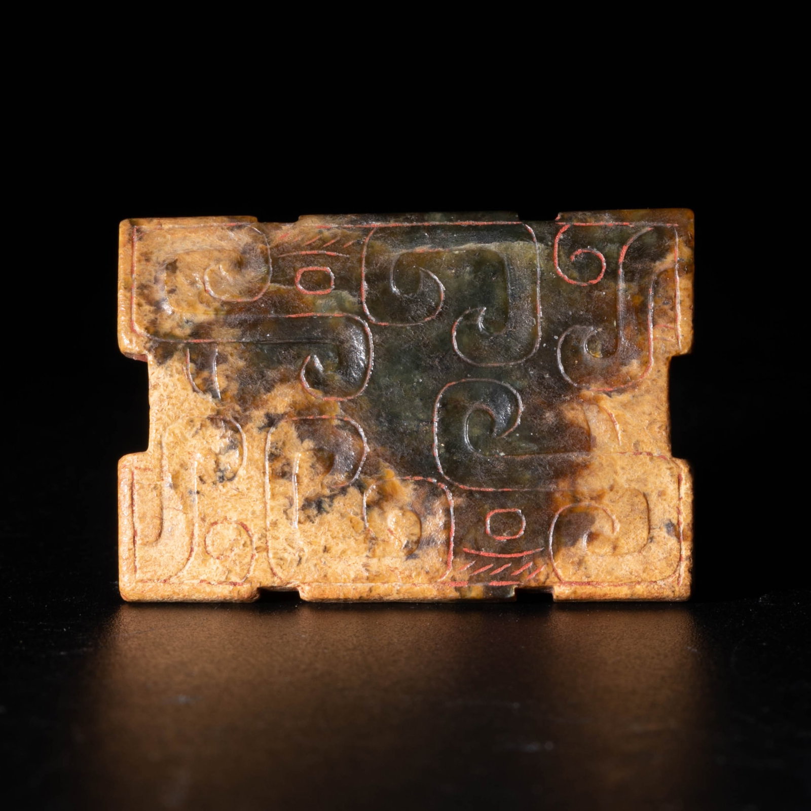 Han Dynasty white jade leizi bead (1 of 4)