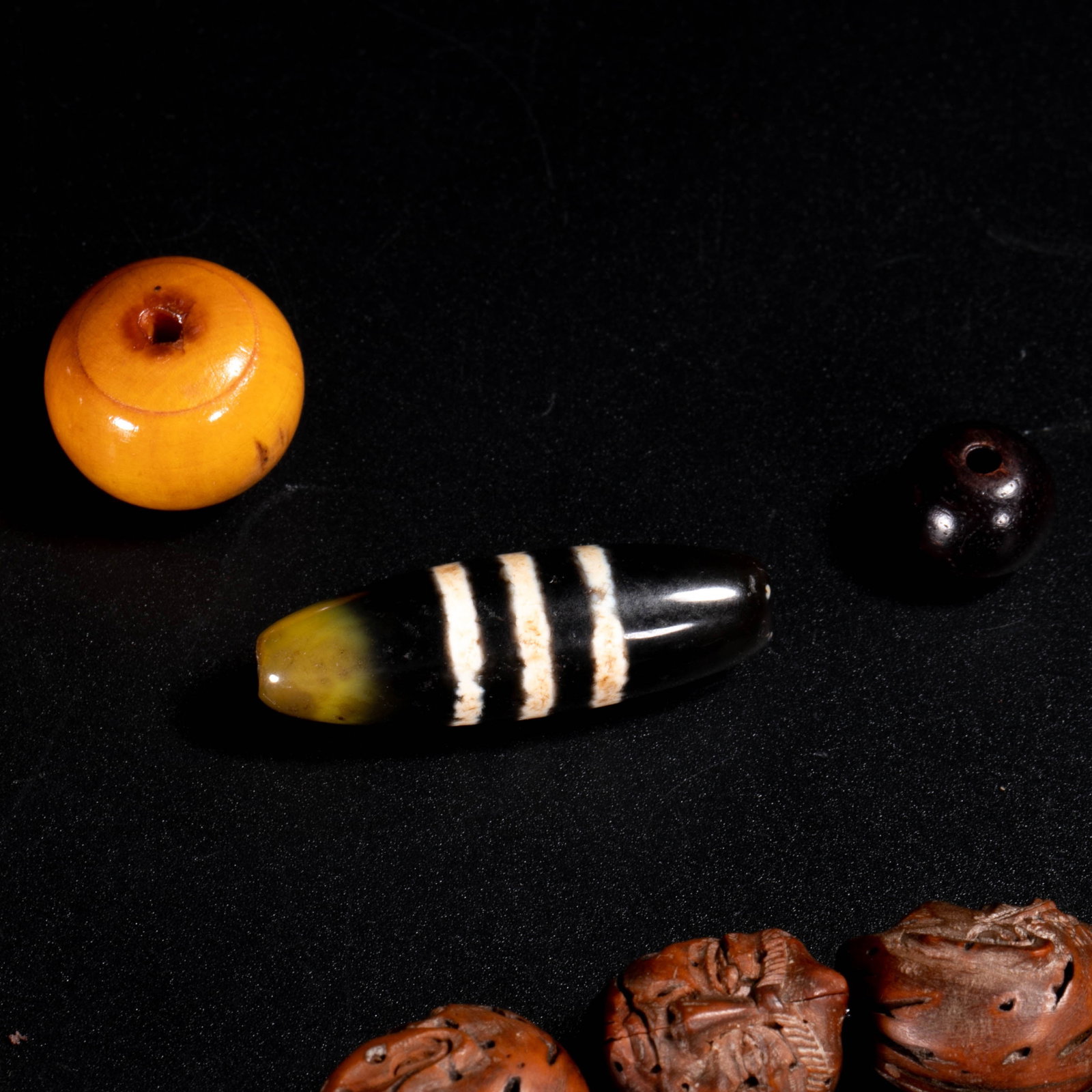 Jade bead necklace, a set - 6