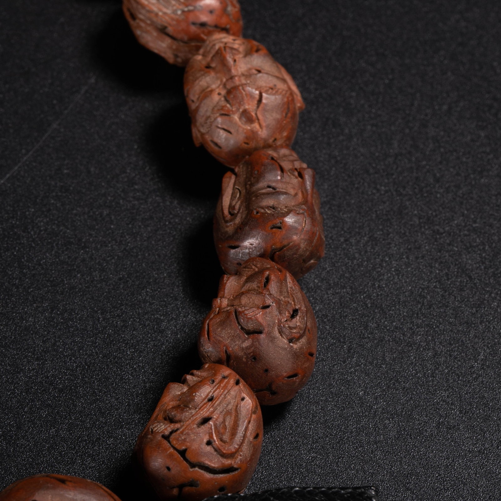 Jade bead necklace, a set - 8