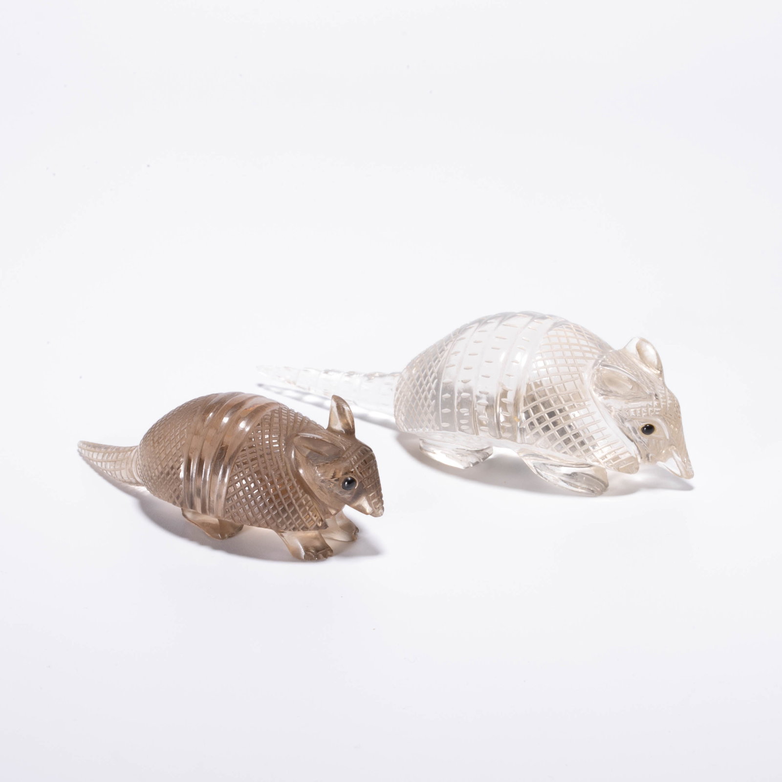 Qing Dynasty pair of crystal rats (1 of 9)