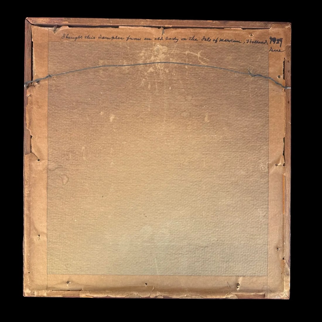 Needlework Sampler, Hand-Embroidered - 7