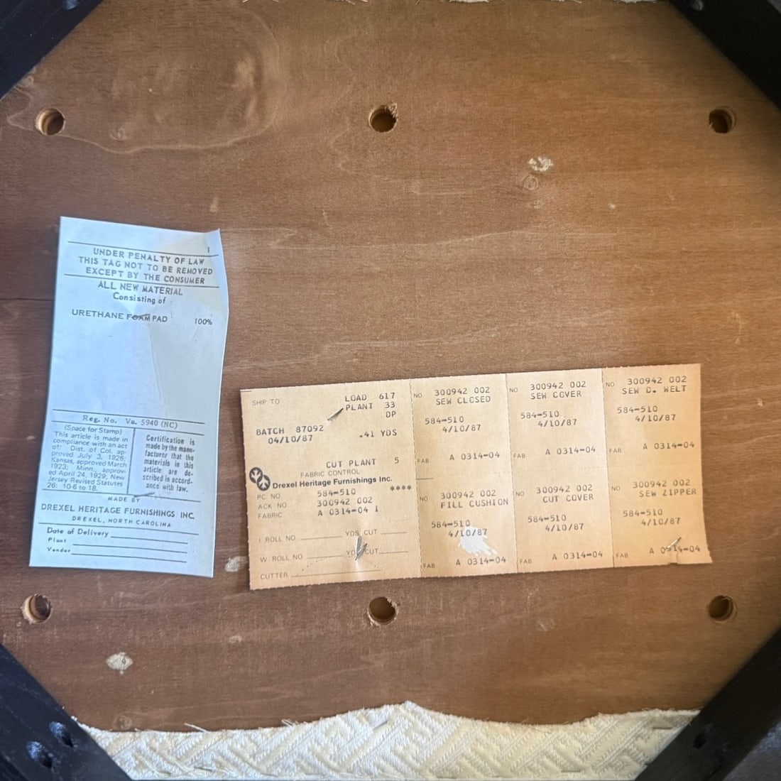 Drexel Chinoiserie Lacquer Stools, Pair - 7