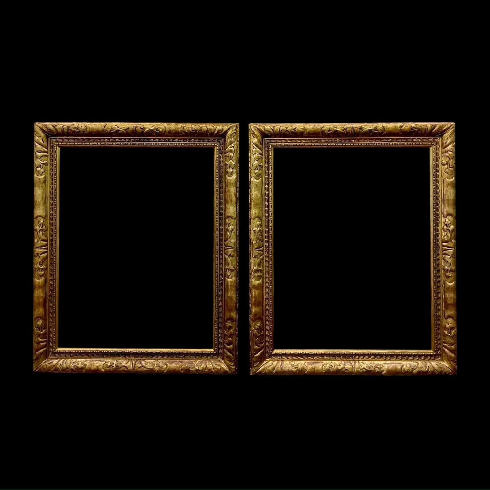 Large Spanish Empire Gilt Frames, Pair - 2