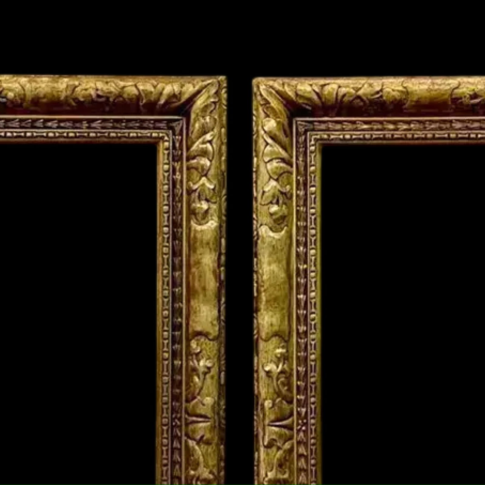 Large Spanish Empire Gilt Frames, Pair - 5