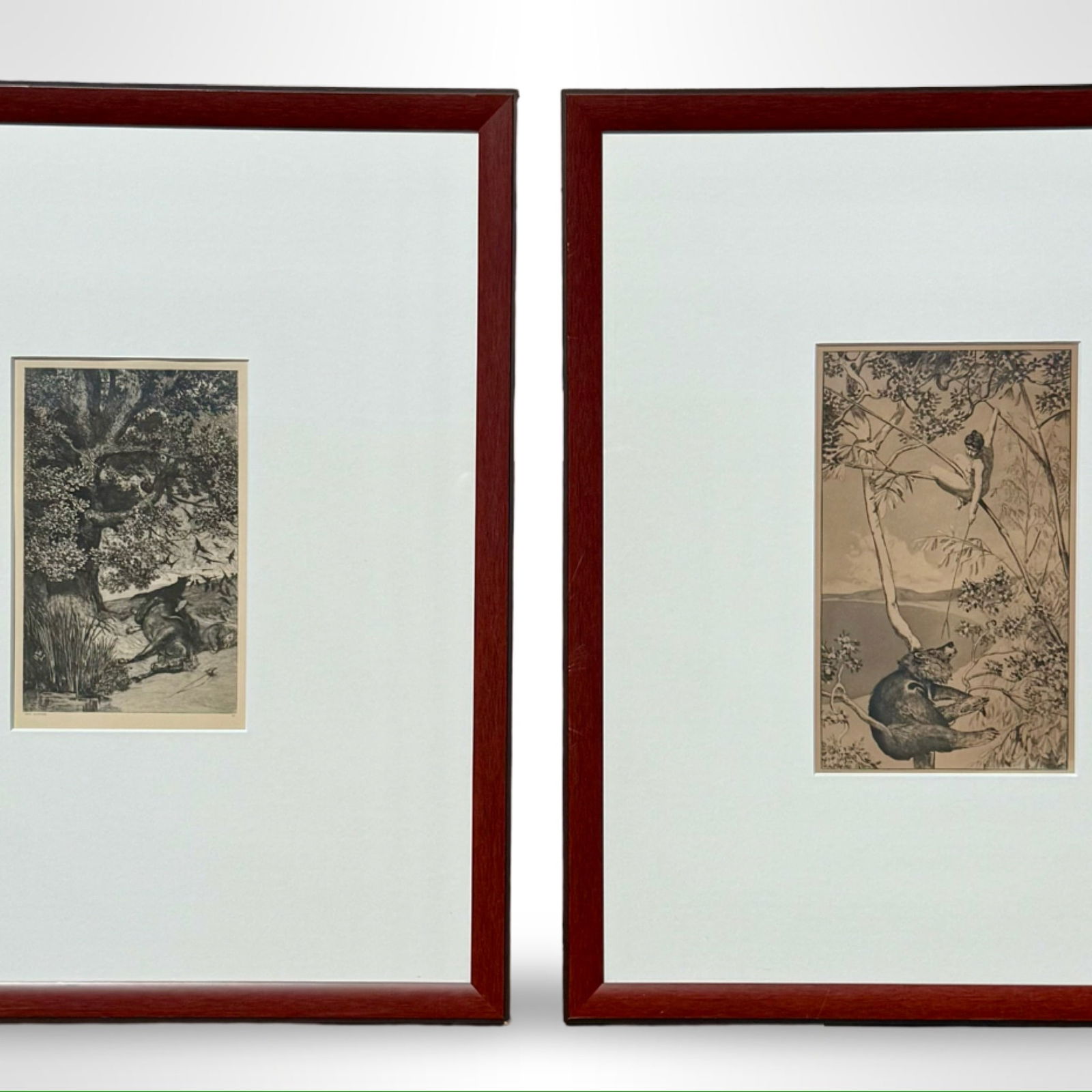 Max Klinger Intermezzi Etchings Pair - 4