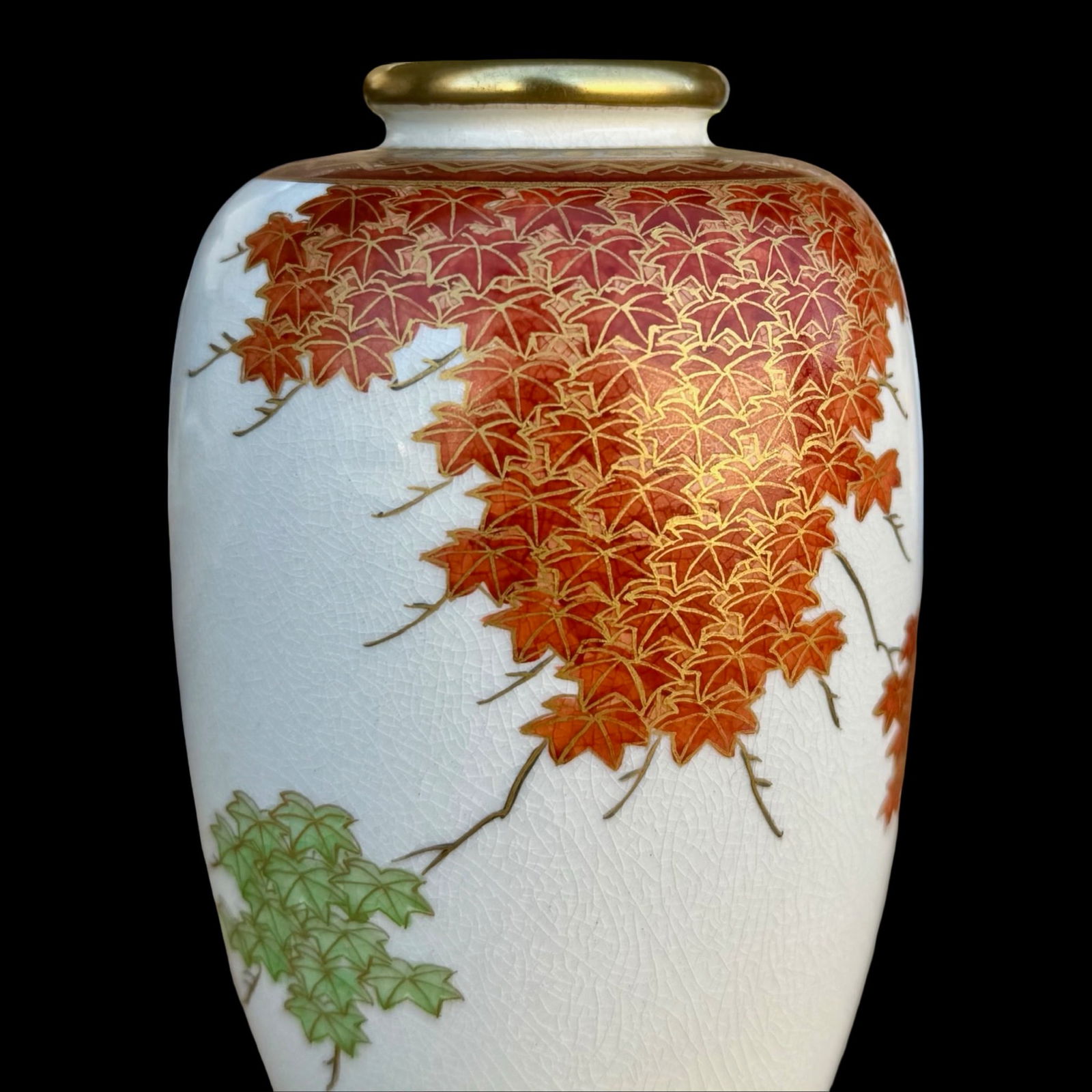 Satsuma Earthenware Vase - 4