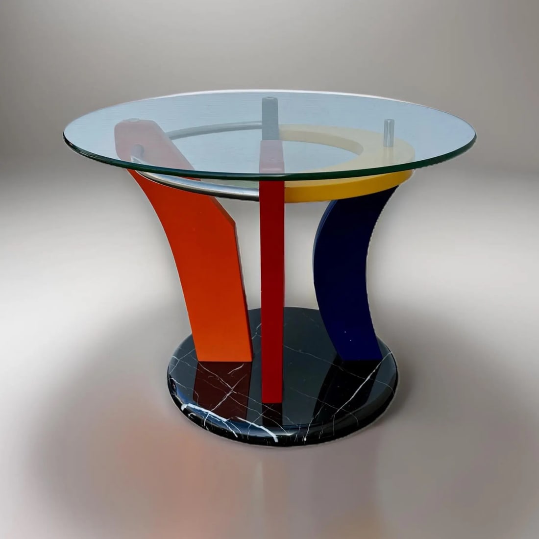 Memphis Postmodern Multicolored Table - 2