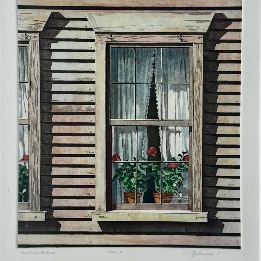 FitzSimonds Summer Shadows Etching - 2