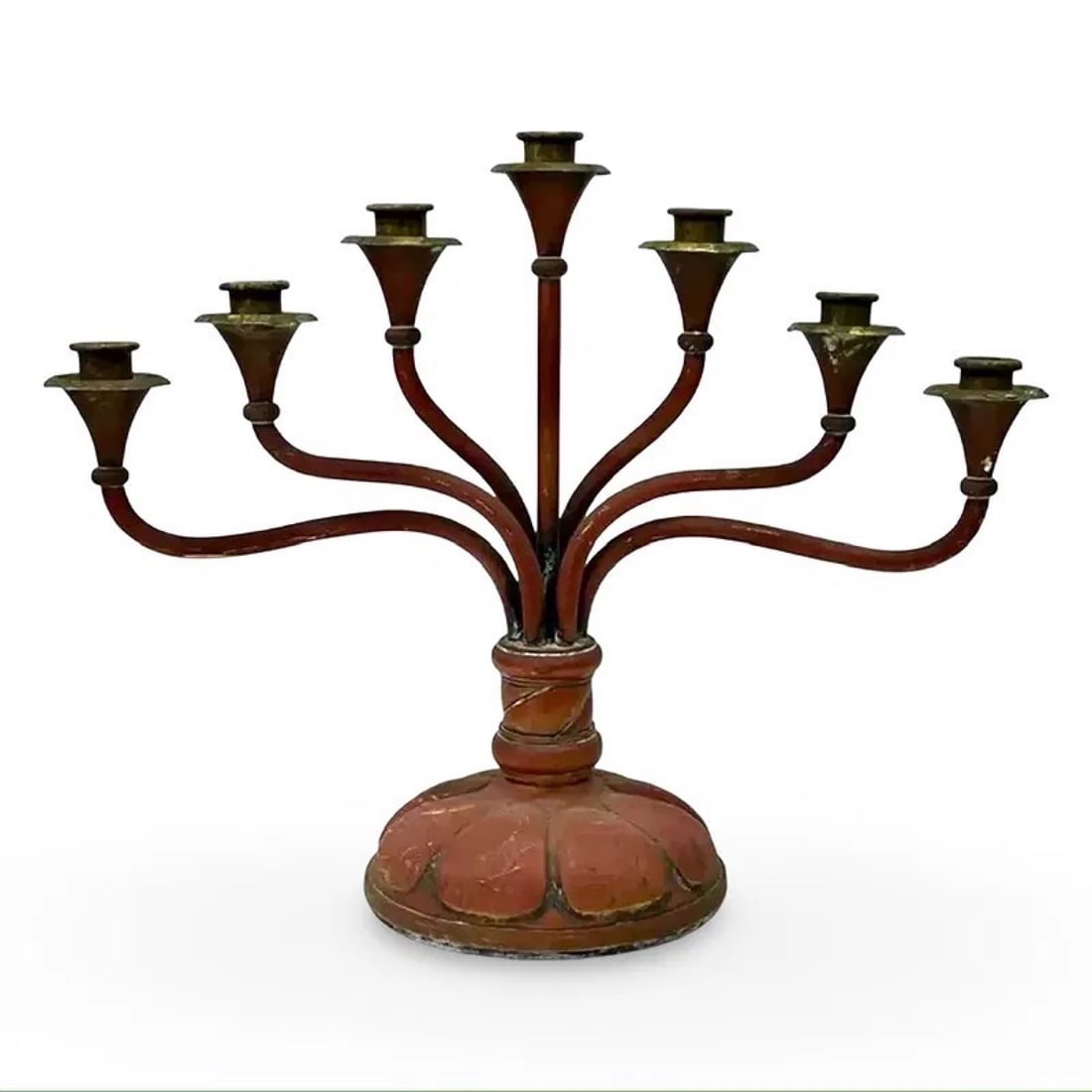 Arts and Crafts Copper Candelabra (1 of 6)