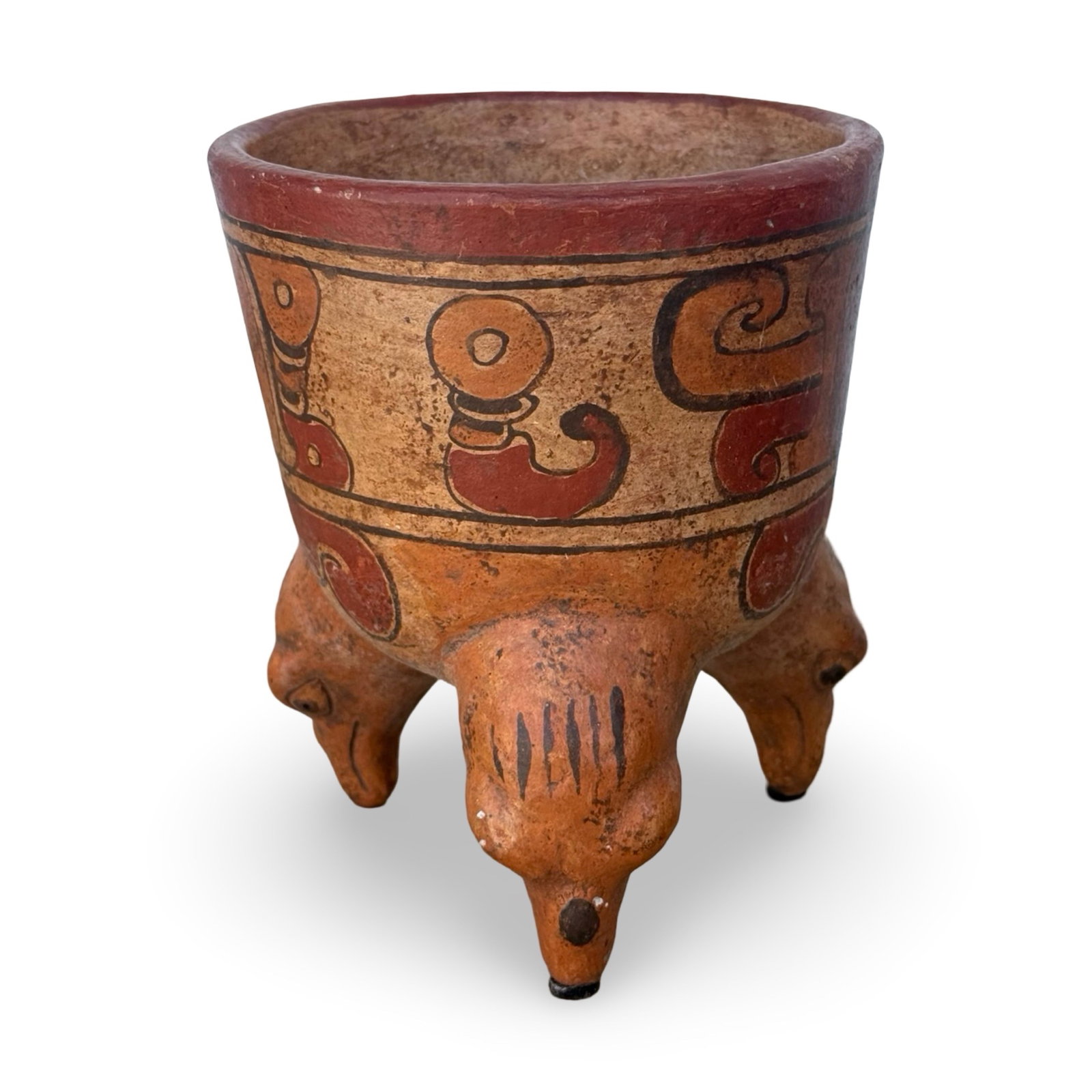 Maya Polychrome Tripod Vessel - 2
