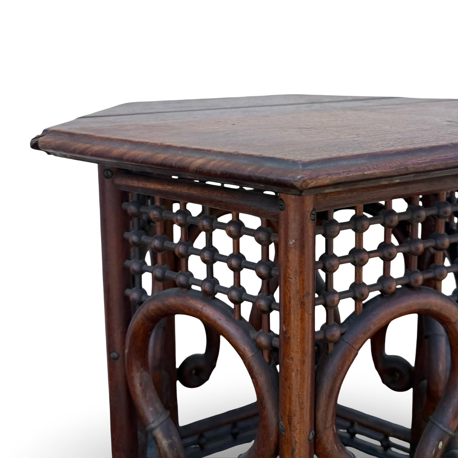 Moorish Hexagon Side Table - 6