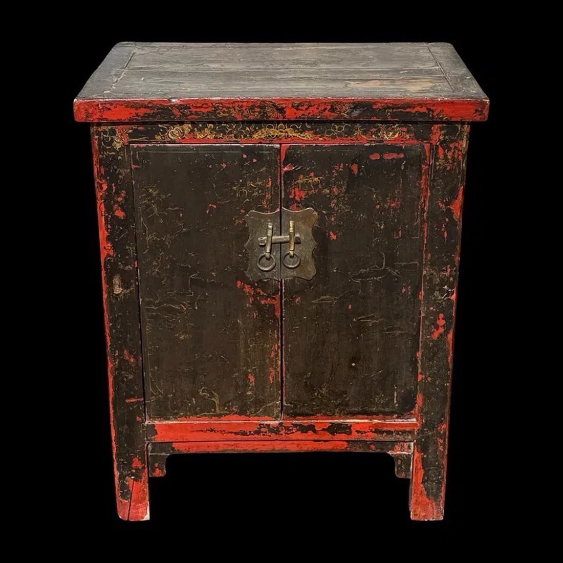 Antique Chinese Qing Wedding Cabinet (1 of 2)