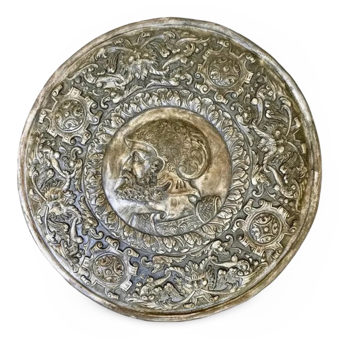 Metal Shield Repoussé Wall Art (1 of 6)