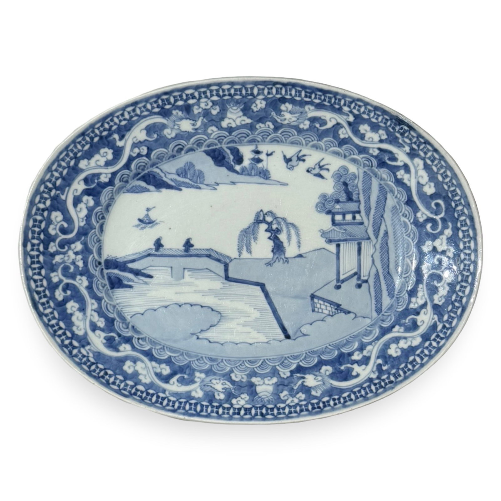 Meiji Arita Japanese Platter Plate (1 of 8)