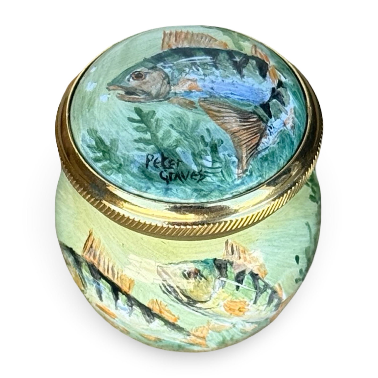 Elliot Hall Wildlife Fish Trinket Box (1 of 6)