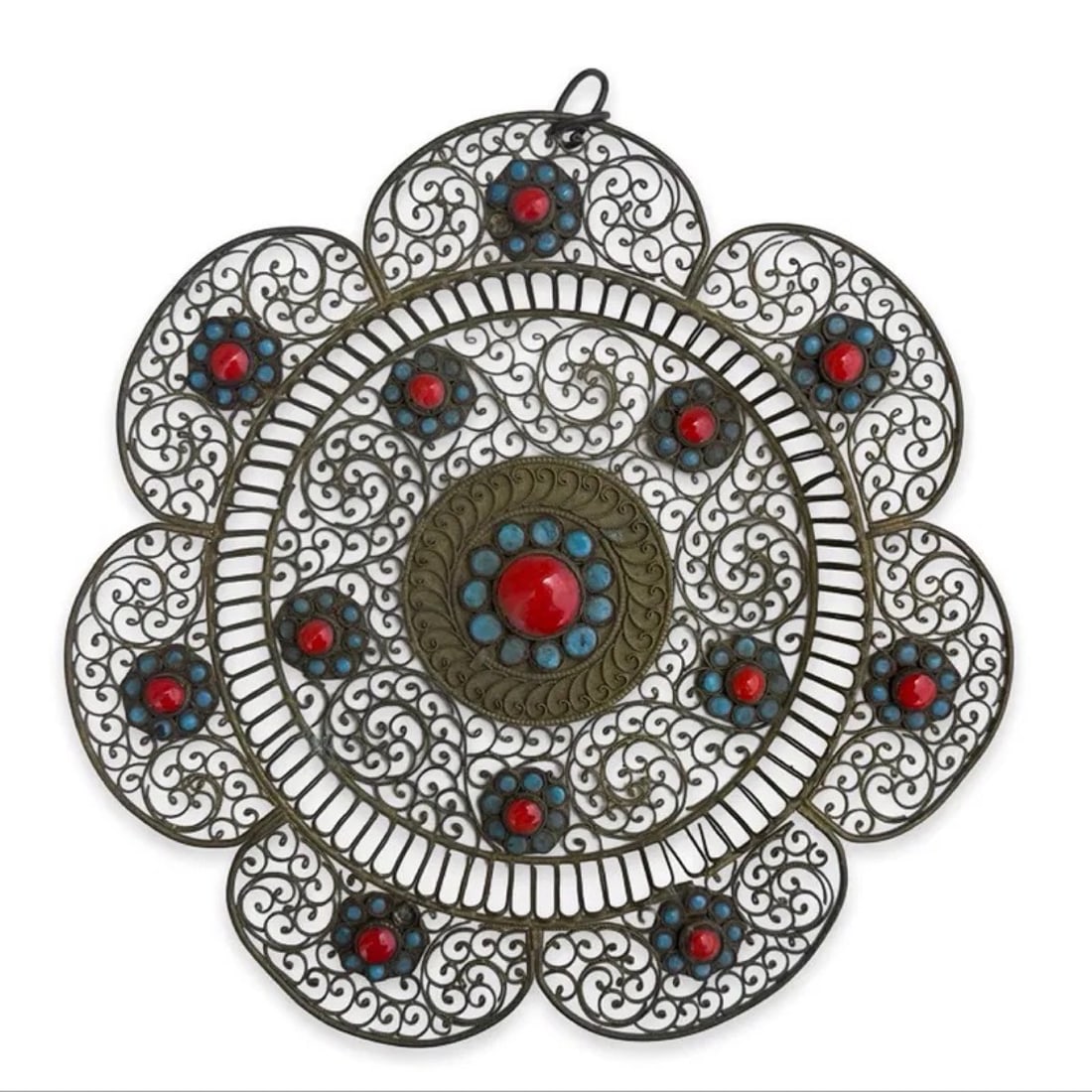 Filigree Lace Dish Wall Plate (1 of 6)