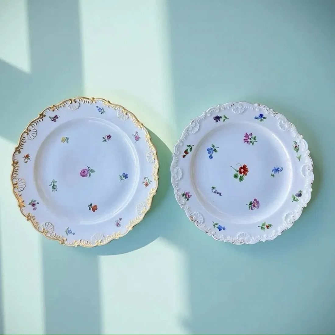 Meissen Streublumen Floral Plates (1 of 9)