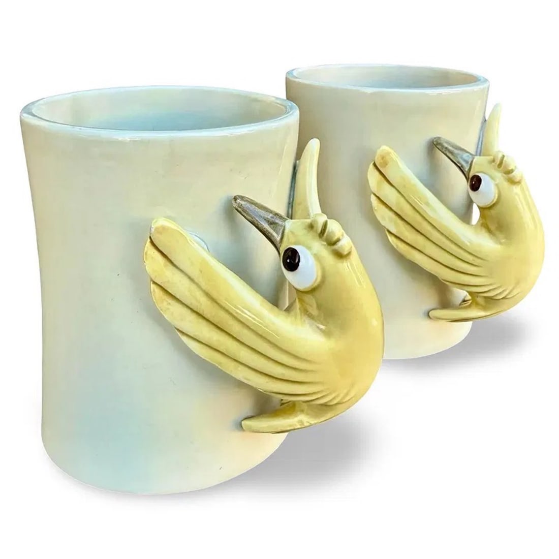 Fitz Floyd Bird in Hand Mugs Pair (1 of 5)
