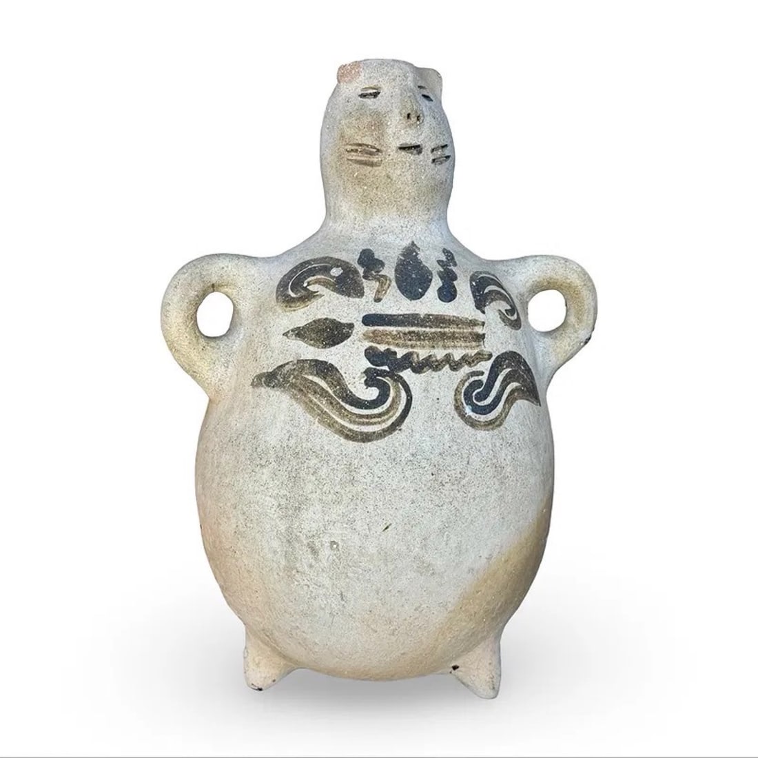 Mexican Folk Art Anthropomorphic Cat Jug (1 of 8)