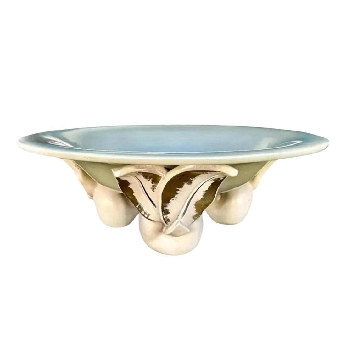 1940s C Merris Celadon Fruitbowl (1 of 8)