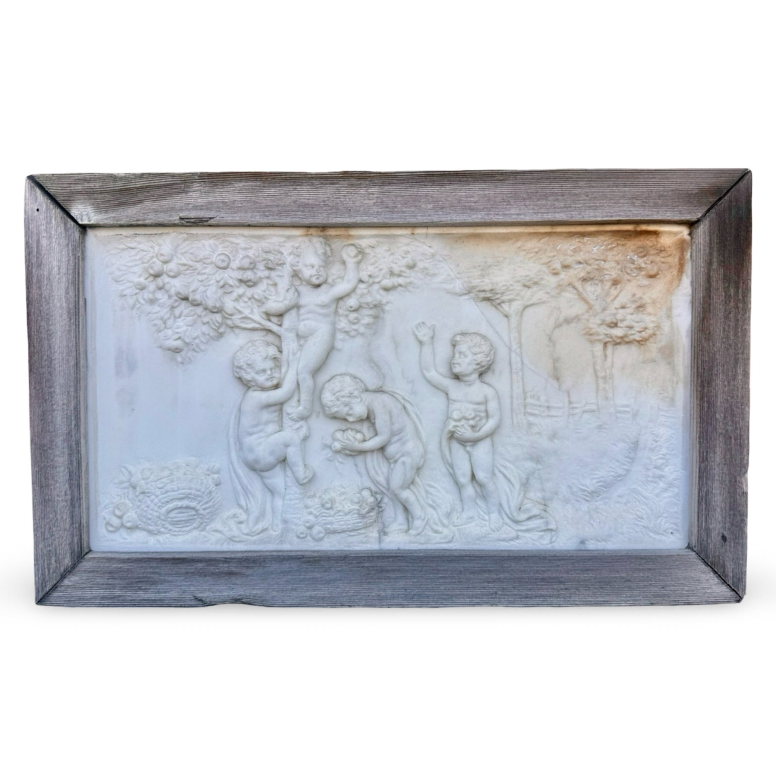 Putti Marble Relief Wall Plaque (1 of 9)