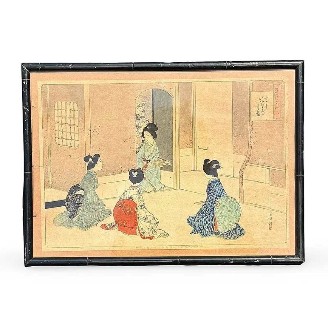 Mizuno Toshikata Tea Ceremony Print (1 of 8)
