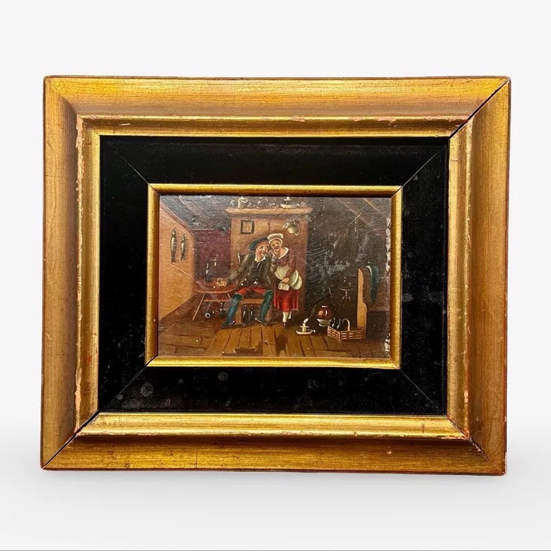 Antique Dutch School Tavern Painting (1 of 6)