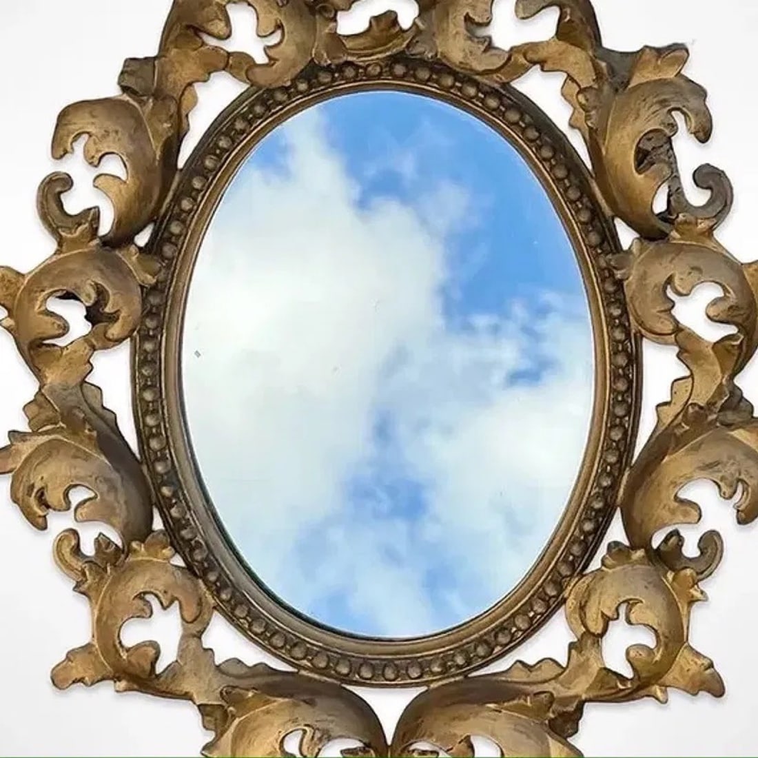 Baroque Rococo Gilt Wall Mirror - 2