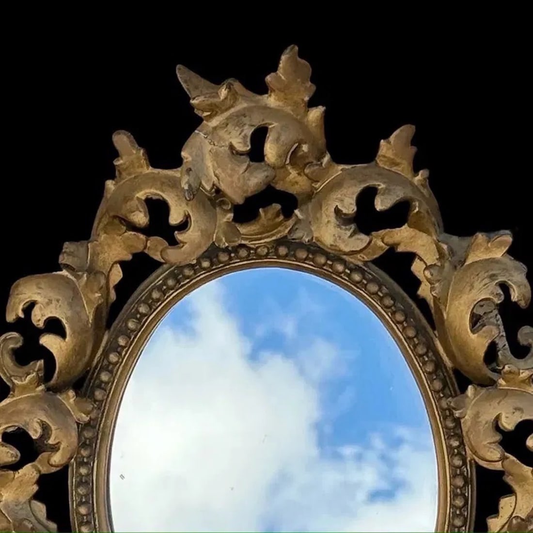 Baroque Rococo Gilt Wall Mirror - 3
