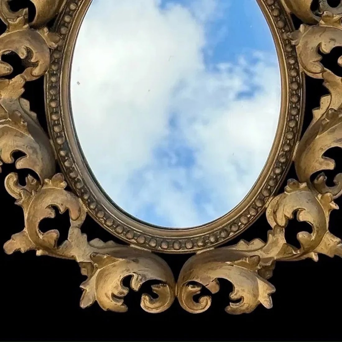 Baroque Rococo Gilt Wall Mirror - 4