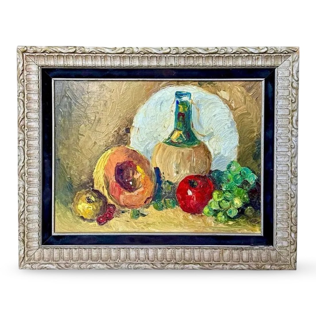 Mid-Century Fruits Still Life Painting (1 of 6)