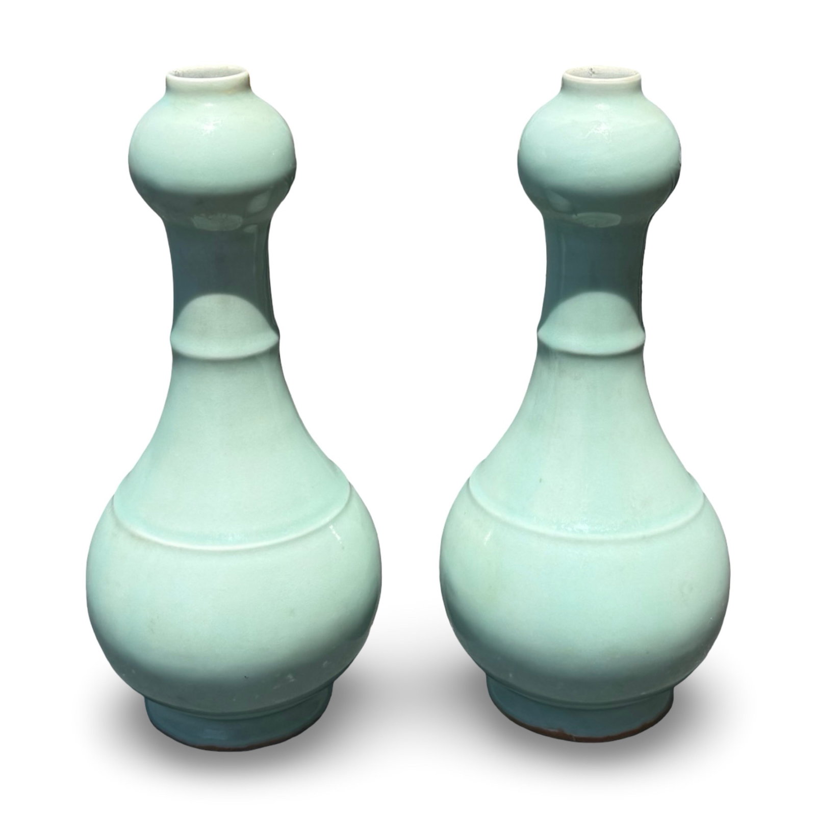 Chinese Longquan Celadon Vases Pair (1 of 9)