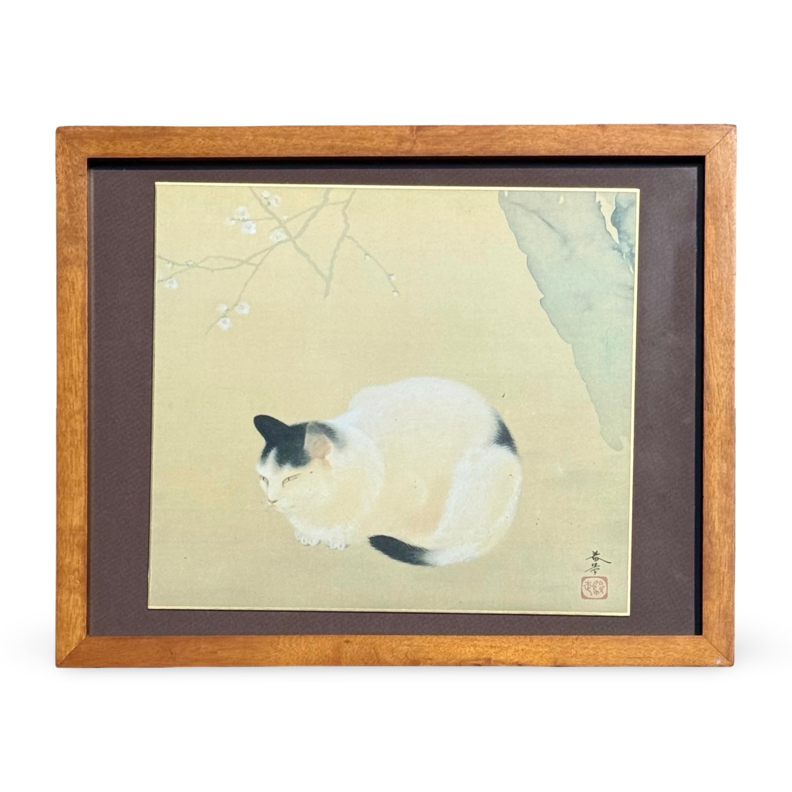 Hishida Shunso Cat Plum Blossoms (1 of 5)