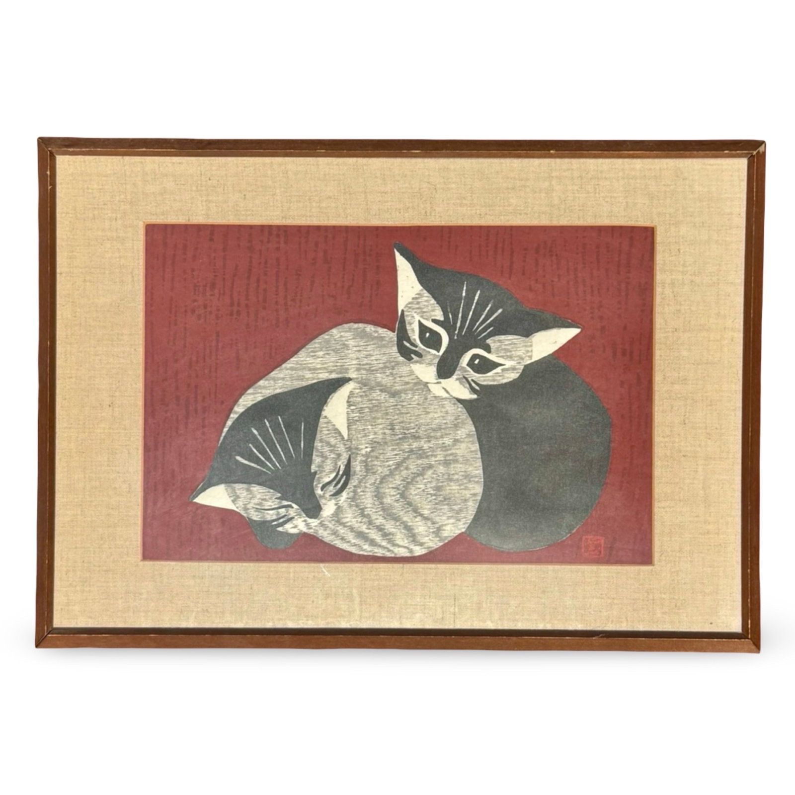 Kaoru Kawano Two Kittens Print (1 of 8)