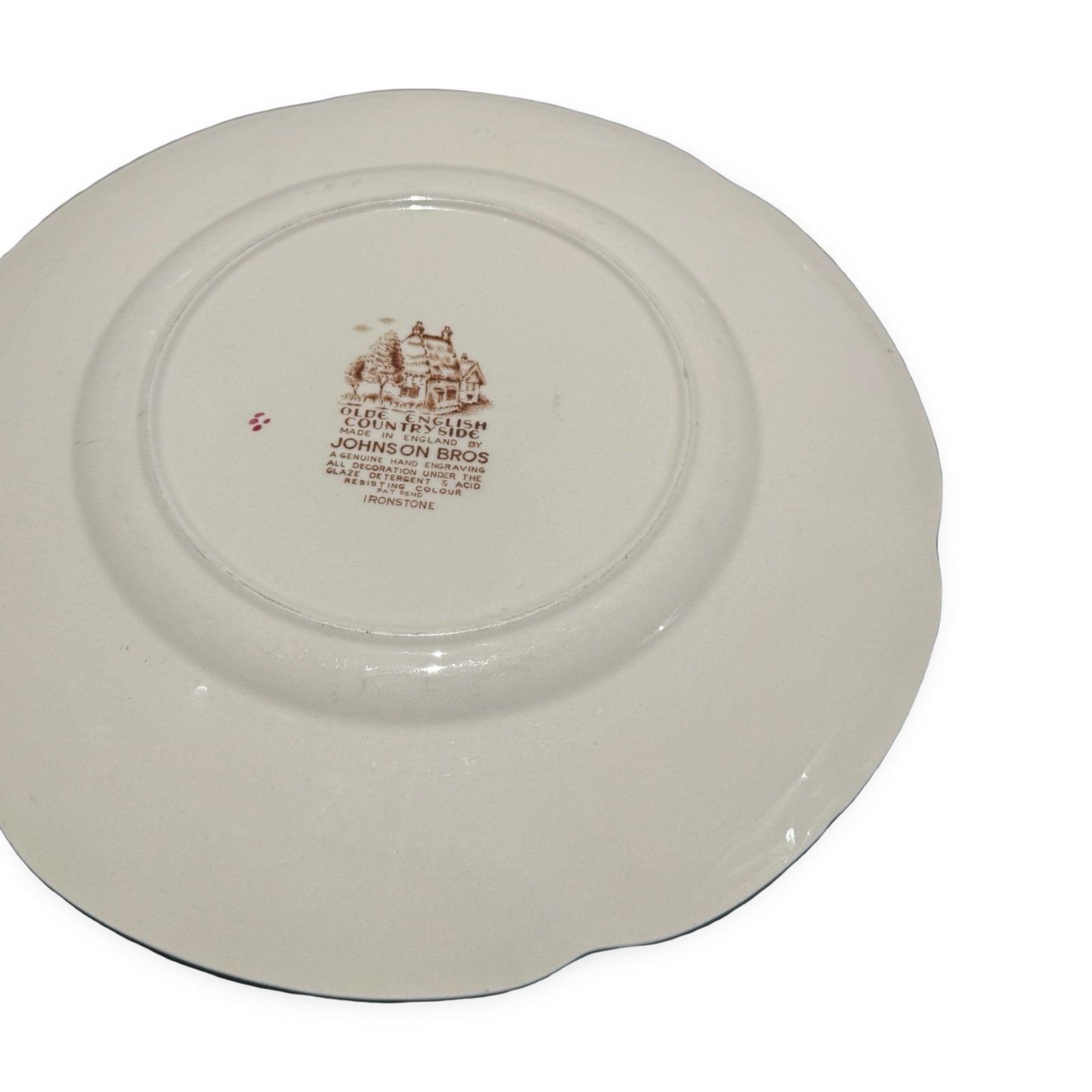 Johnson Bro Transferware Plates Set/6 - 9