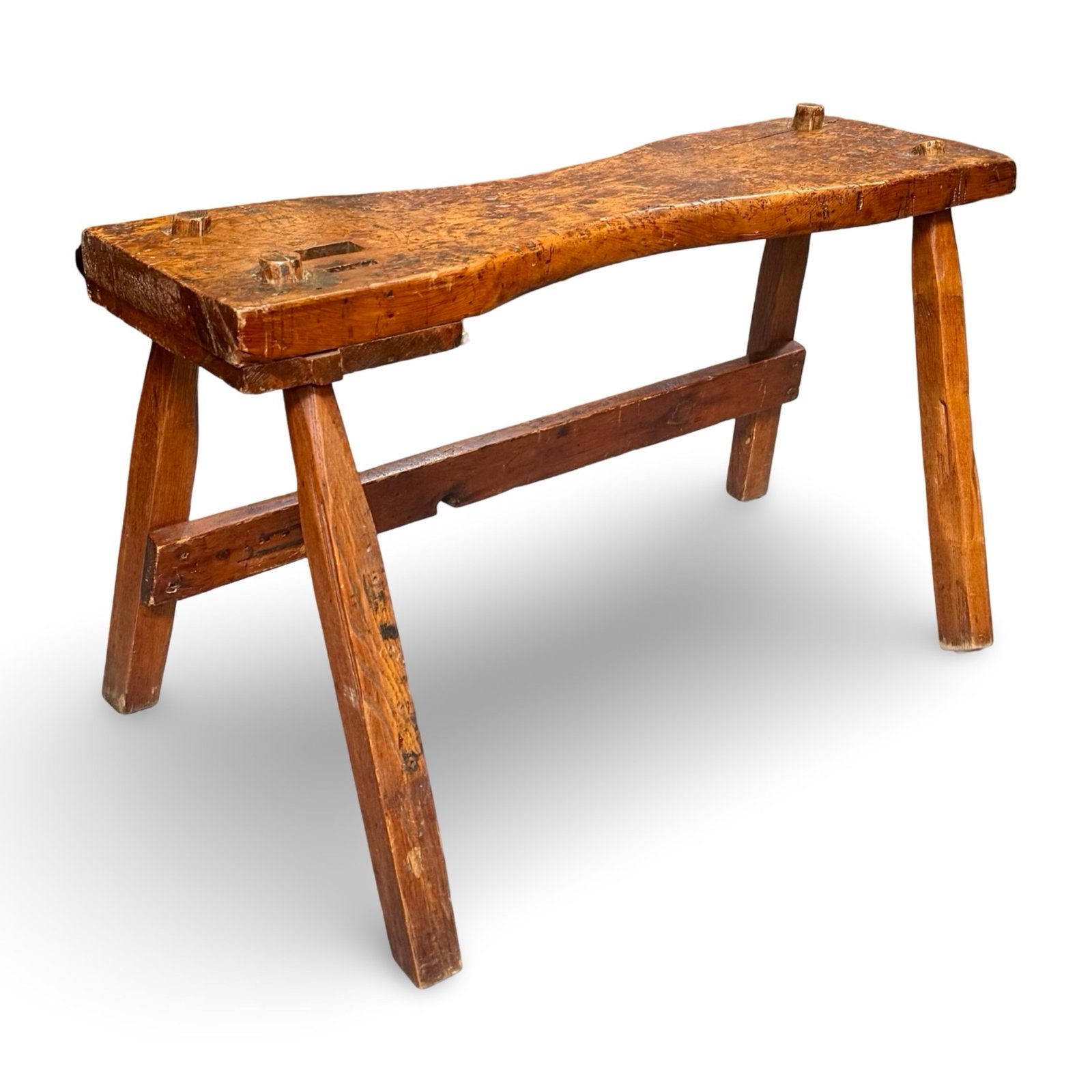 Antique Primitive Wood Cobblers Bench (1 of 9)