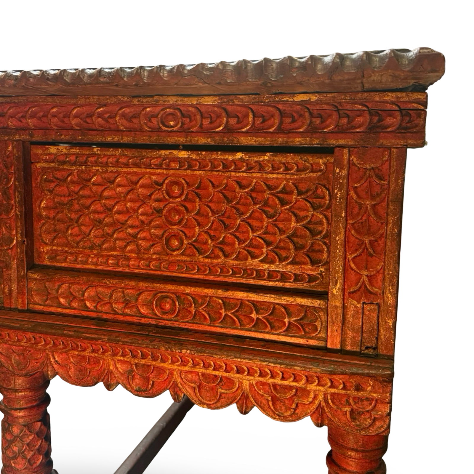 Spanish Baroque Console Table - 9