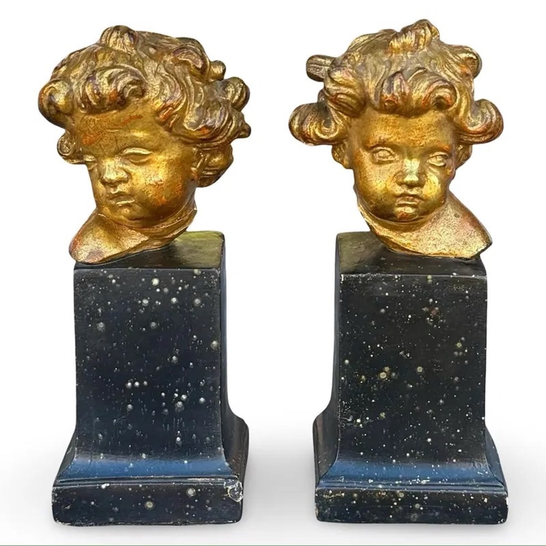 Borghese Italian Cherub Putti Bookends (1 of 6)