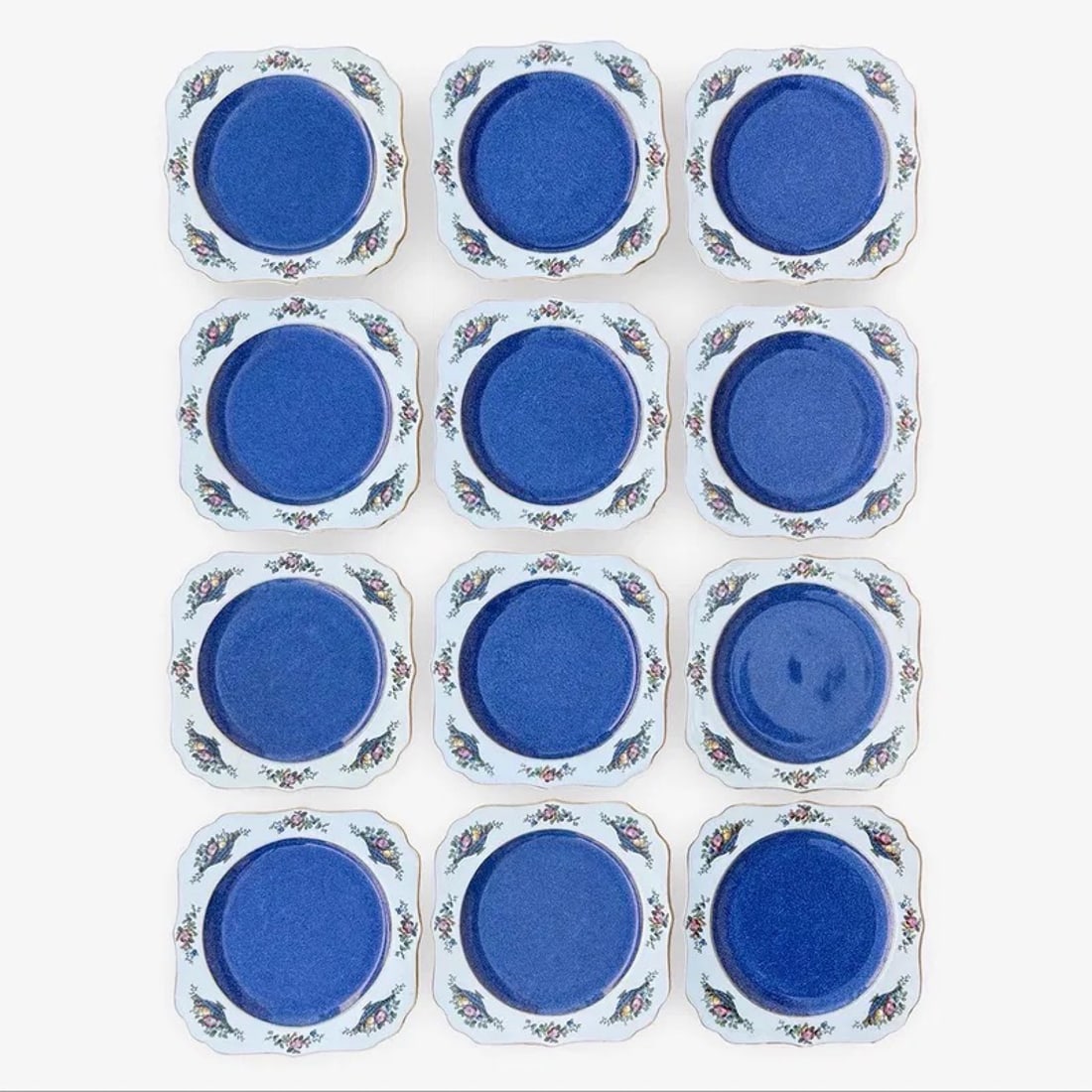 Royal Doutlon Floral Porcelain Plates Set 12