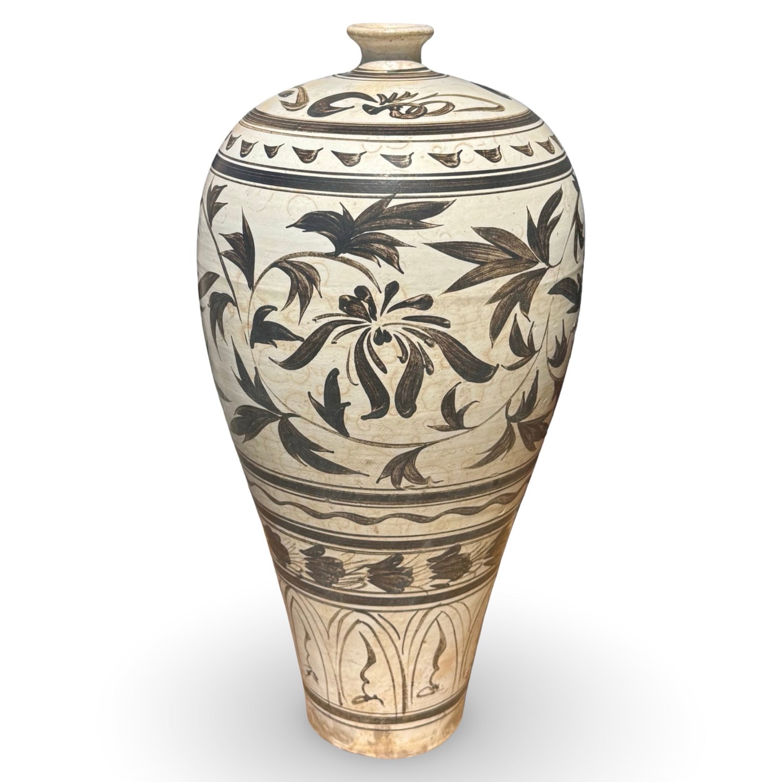 Chinese Cizhou Meiping Vase Vessel (1 of 8)