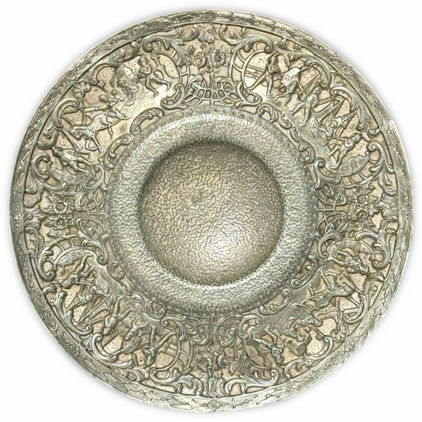 Victorian Dutch Silver Charger (1 of 7)