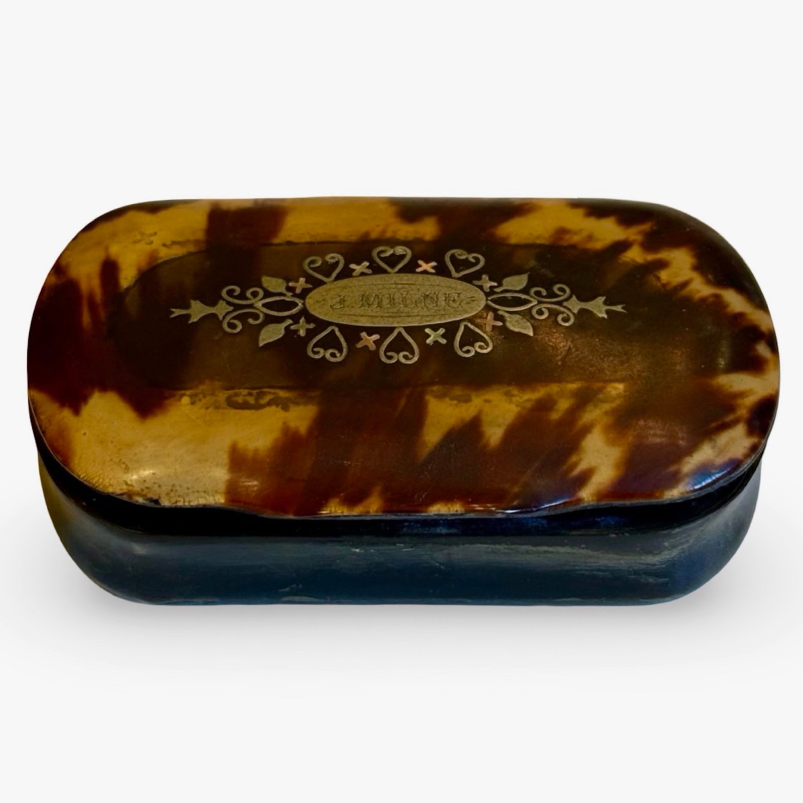 Antique Tortoiseshell Snuff Box (1 of 7)